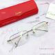 2020 New Replica Cartier Half Frame Eyeglasses - Gold Leg (2)_th.jpg